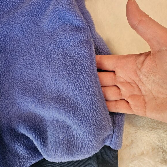 Patagonia Kids Vintage 80s 90s Synchilla Retro-X Fleece Jacket Bomber Size 7/8 - Picture 4 of 5